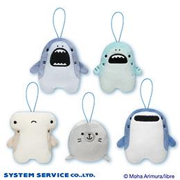 【ラウンドワン限定プライズ】サメーズ　ゴムひも付きマスコット(全5種)9月18日(木)登場!